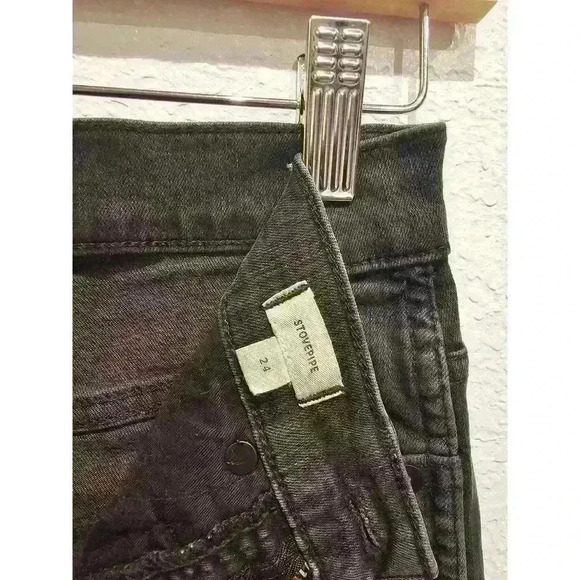 Madewell Stovepipe Black/gray size 24 - Picture 3 of 4